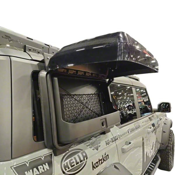 Bronco Craftsmen Roof Rack with Deployable Ladder and Side-Mounted