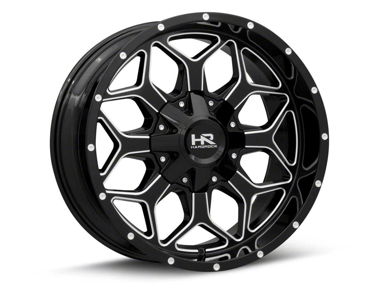 Hardrock Offroad Bronco Indestructible Gloss Black Milled 6