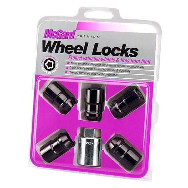 4-Pack Chrome Wheel Lock Nuts 12x1.5 - Bulge Acorn Style For Chevrolet, Buick, GM