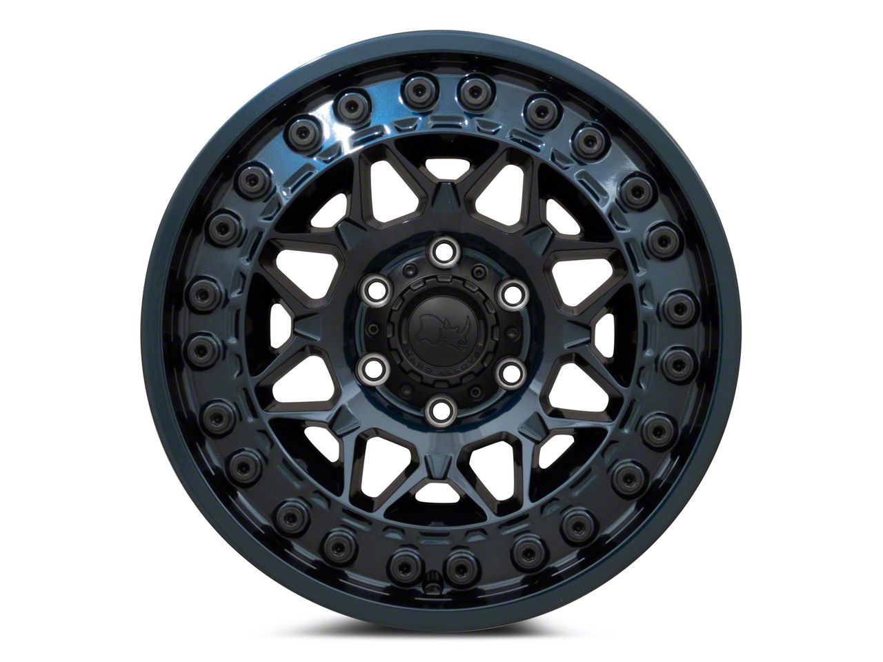 Black Rhino Bronco Alpha Midnight Blue 6-Lug Wheel; 20x10; -18mm