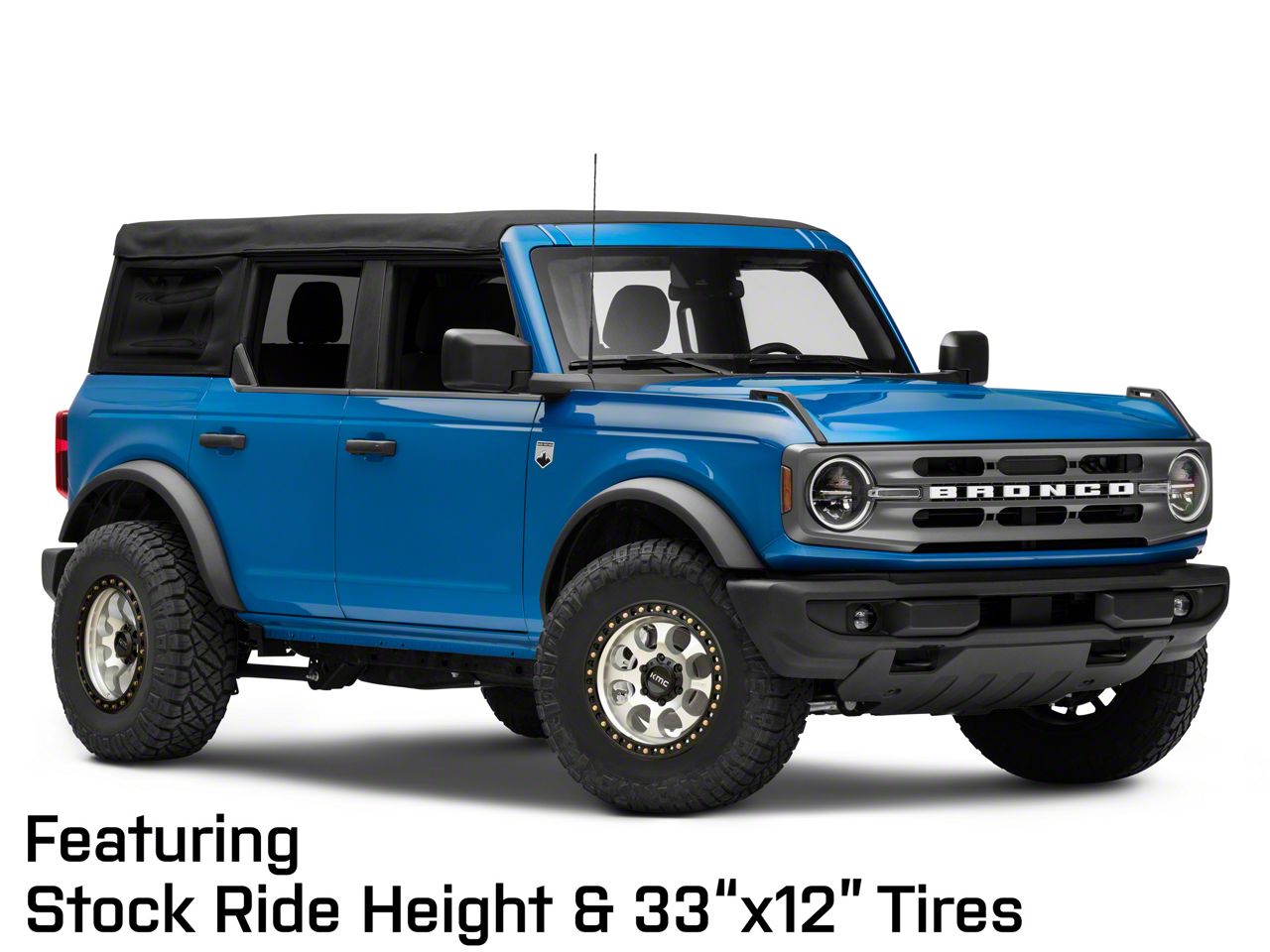 KMC Bronco Riot SBL Machined with Satin Black Lip 6-Lug