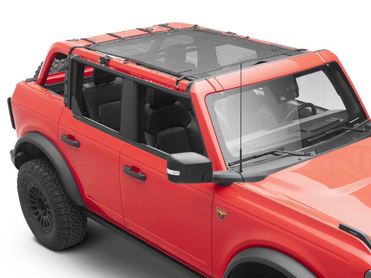 Havoc Offroad Bronco Mesh Shade Top; Black HFB-09-001 (21-25
