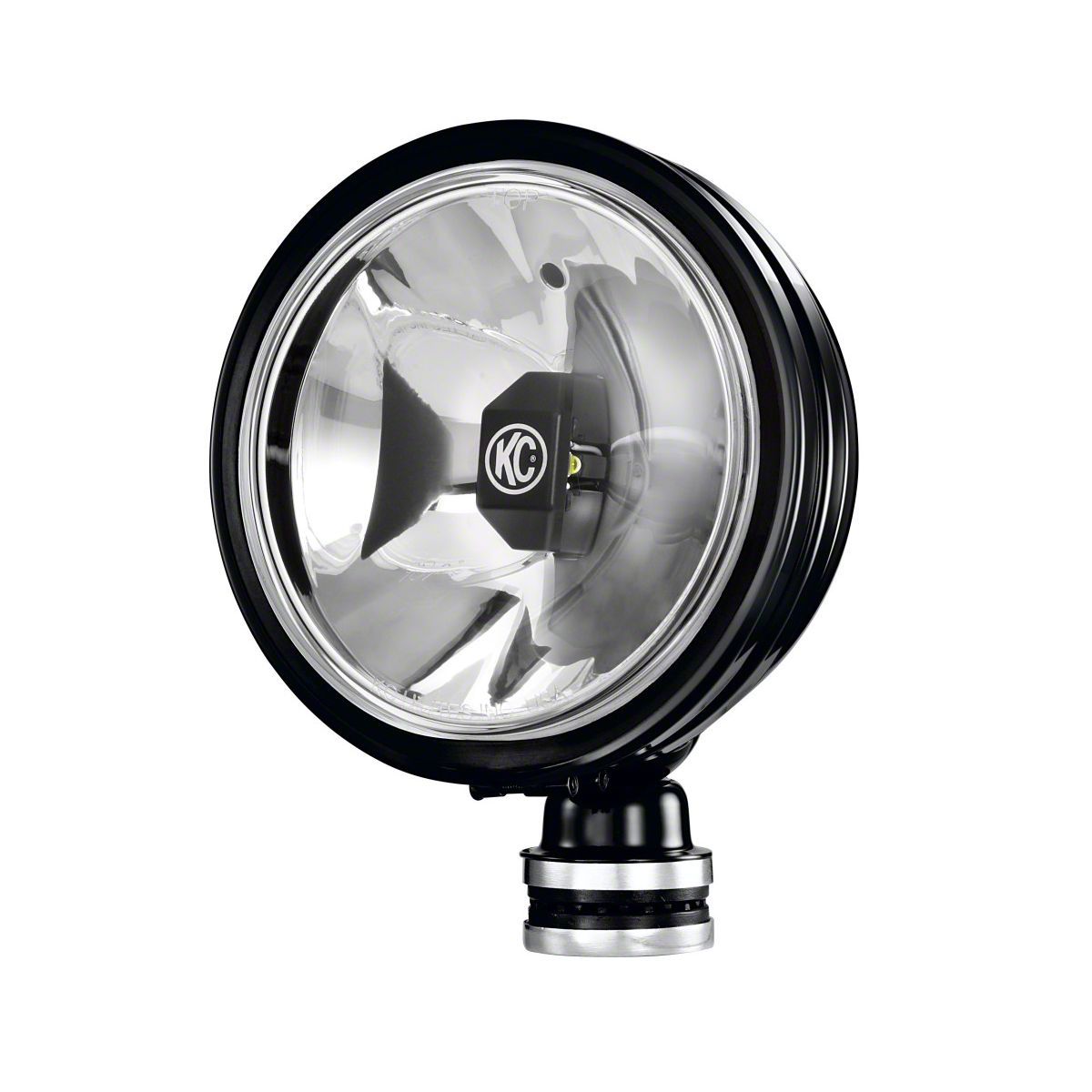 KC HiLiTES Bronco 6-Inch Black Gravity Daylight LED Round