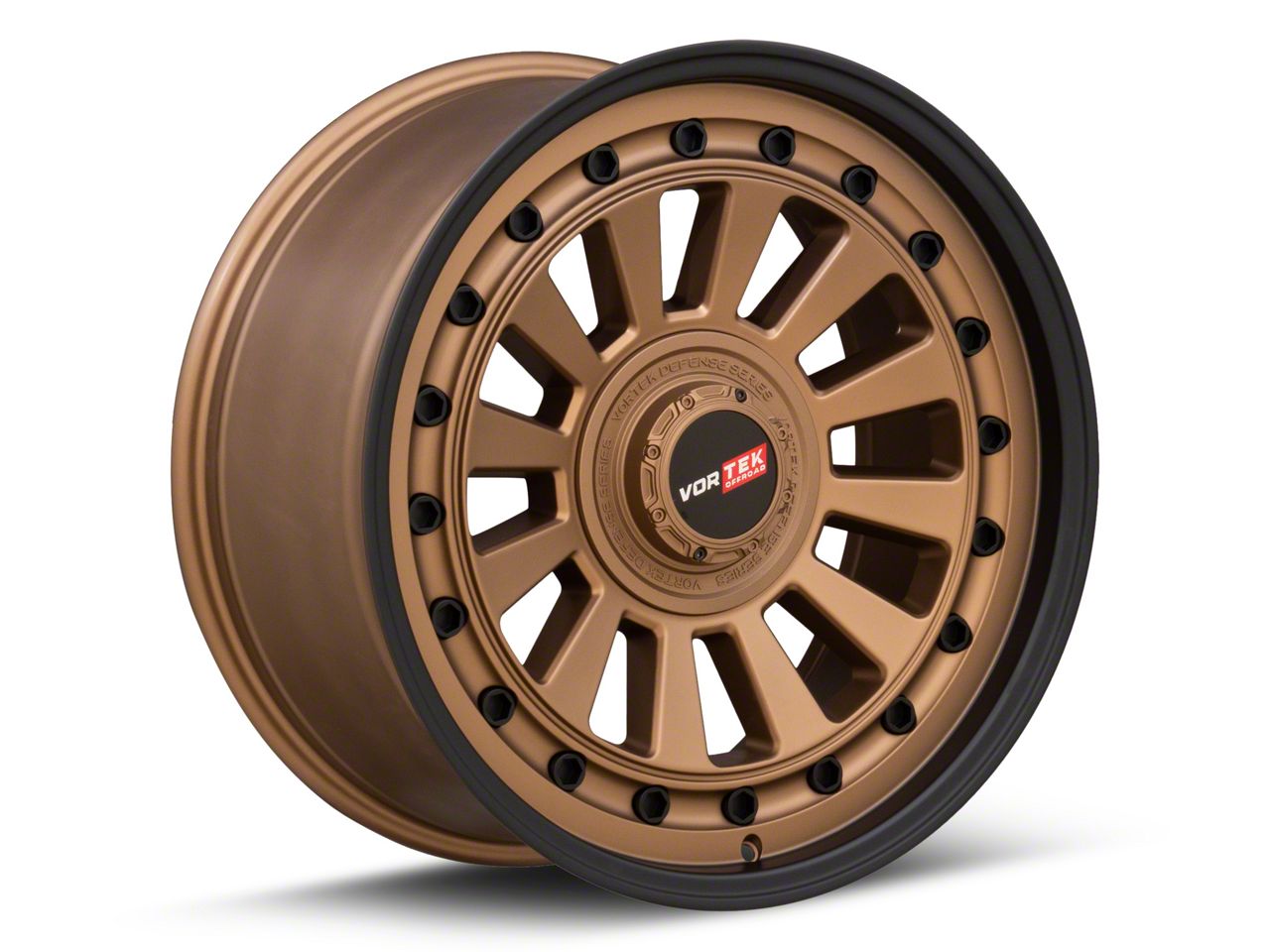 Vortek Off-Road Bronco VRD-702 Matte Bronze with Black Bolts