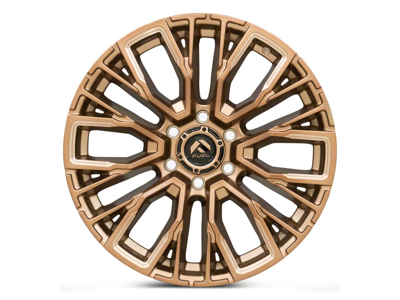 Fuel Wheels Bronco Rebar Platinum Bronze Milled 6-Lug Wheel