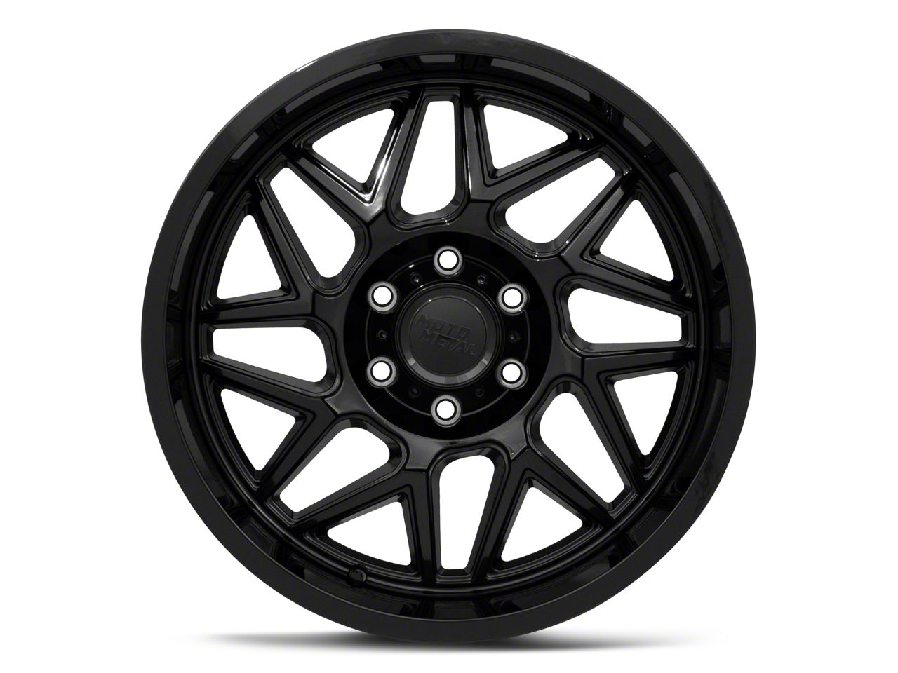 Moto Metal Bronco Turbine Gloss Black 6-Lug Wheel; 20x9