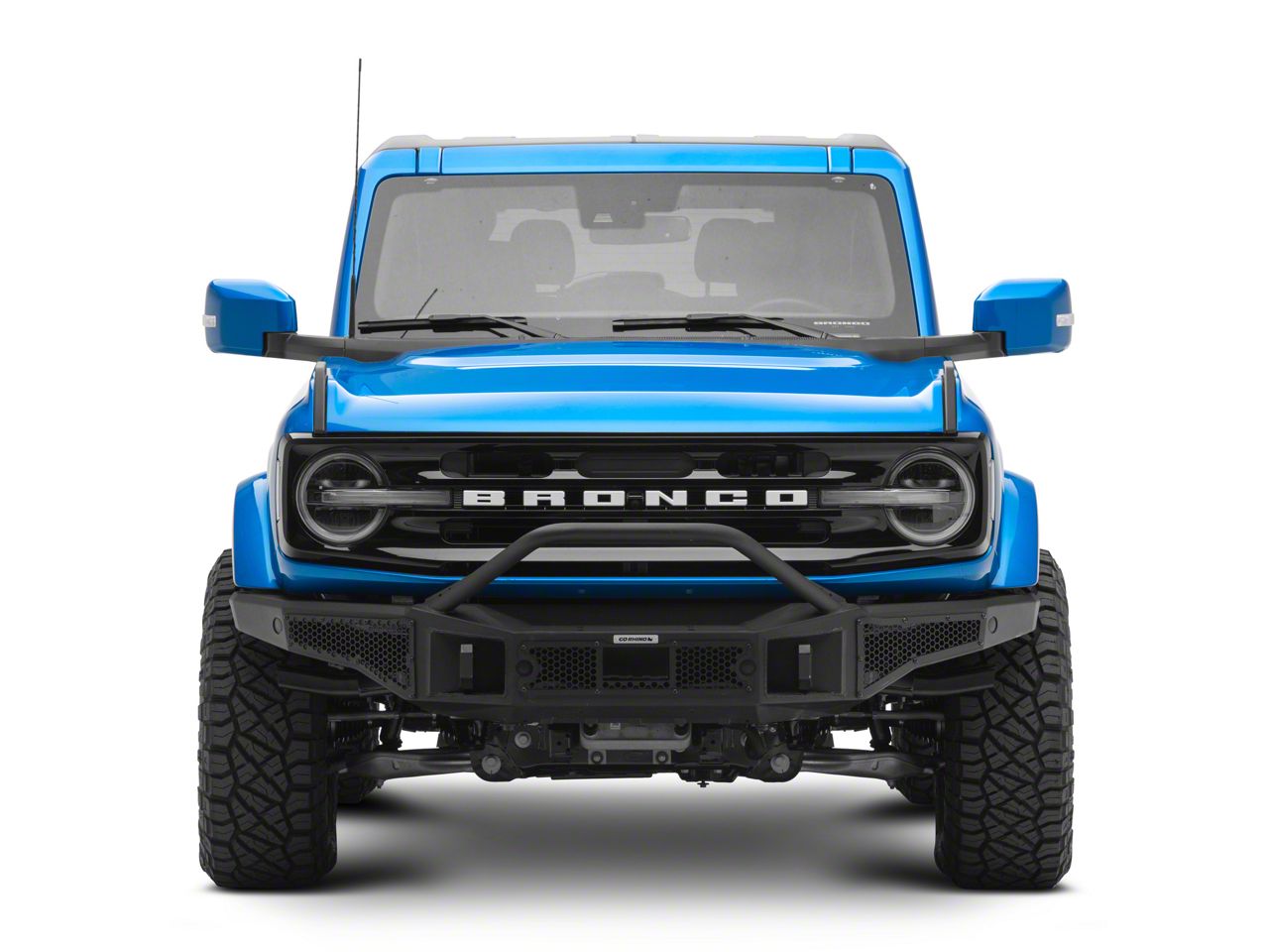Go Rhino Bronco Rockline Winch-Ready Full Width Front Bumper with