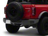 Fortis Rear Bumper; Textured Black (21-26 Bronco, Excluding Raptor)