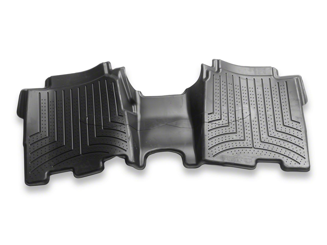 Weathertech Bronco Front and Rear Floor Liner HP; Black 441695-1