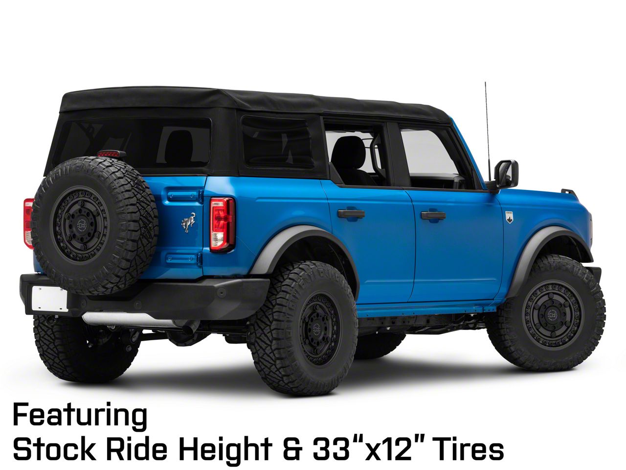 Black Rhino Bronco Armory Gunblack 6-Lug Wheel; 17x9.5
