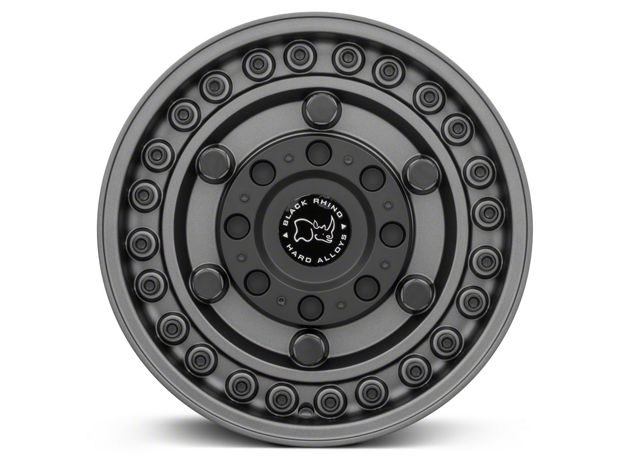 Black Rhino Bronco Armory Gunblack 6-Lug Wheel; 17x9.5; 6mm