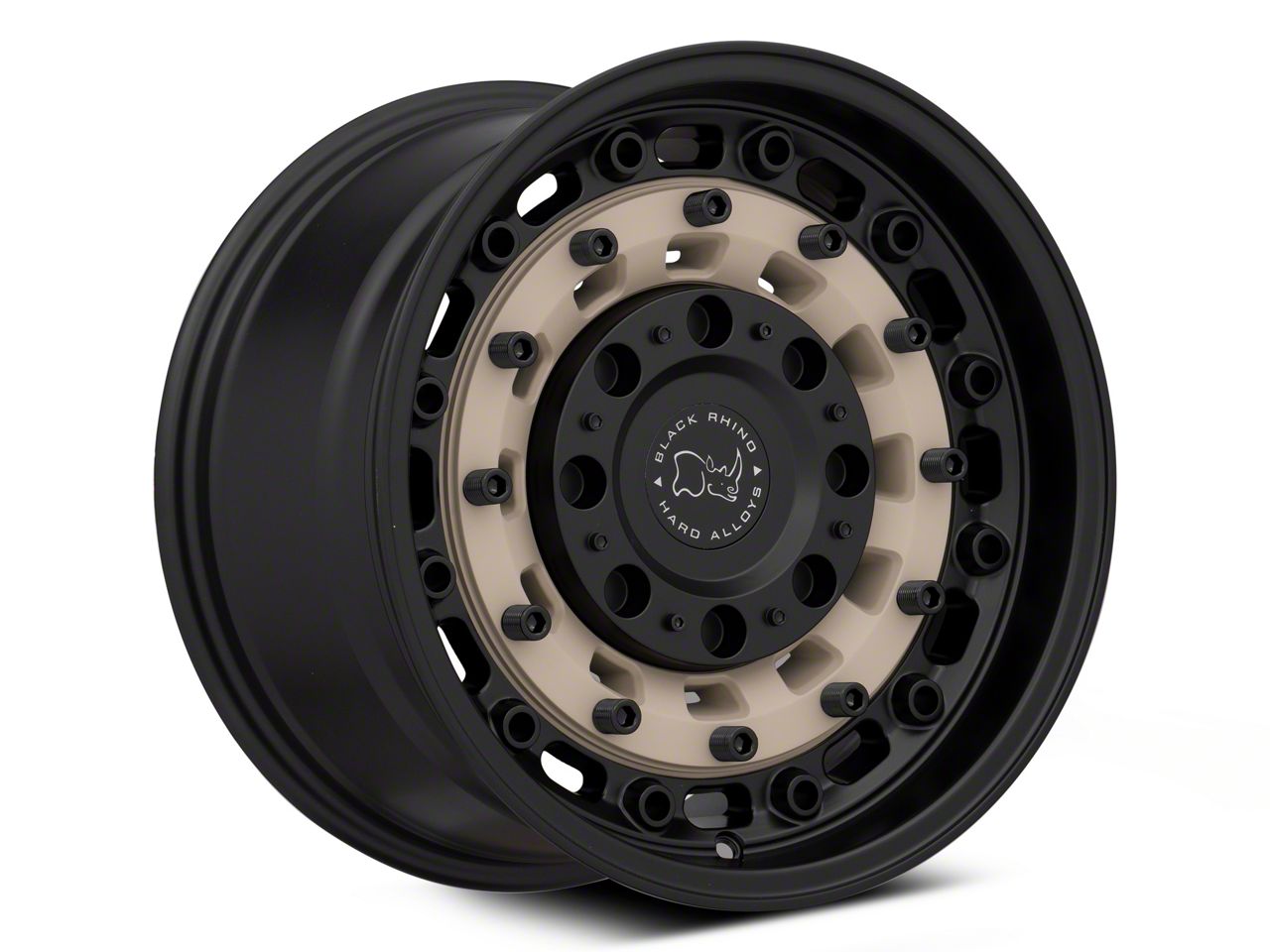 Black Rhino Bronco Arsenal Sand on Black 6-Lug Wheel; 17x9.5