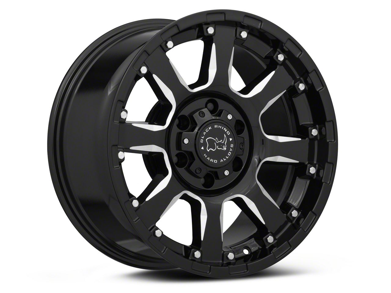 Black Rhino Bronco Sierra Gloss Black Milled 6-Lug Wheel