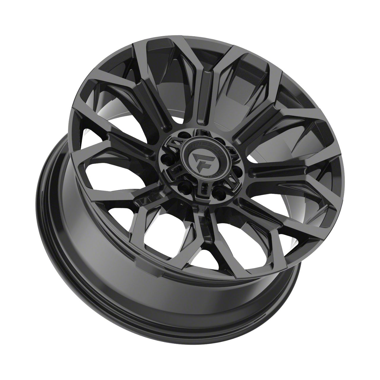 Fittipaldi Offroad Bronco FA21 Gloss Black 6-Lug Wheel; 20x9; 18mm