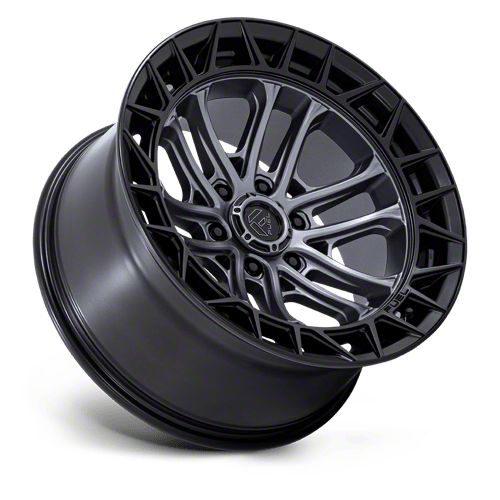 Fuel Wheels Bronco Celsius Matte Gunmetal with Matte Black Lip 6