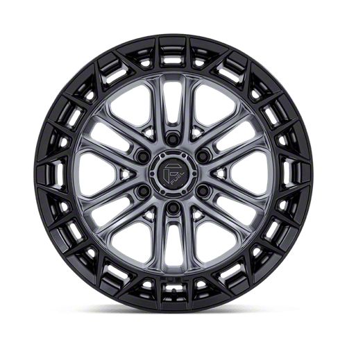 Fuel Wheels Bronco Celsius Matte Gunmetal with Matte Black Lip 6