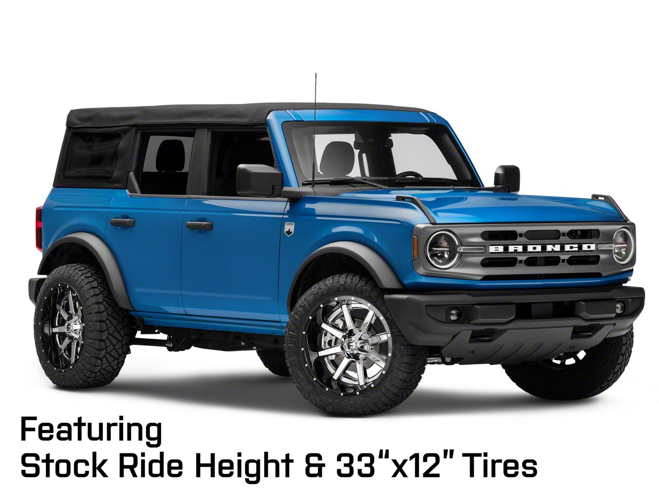 Fuel Wheels Bronco Maverick Chrome with Gloss Black Lip 6-Lug