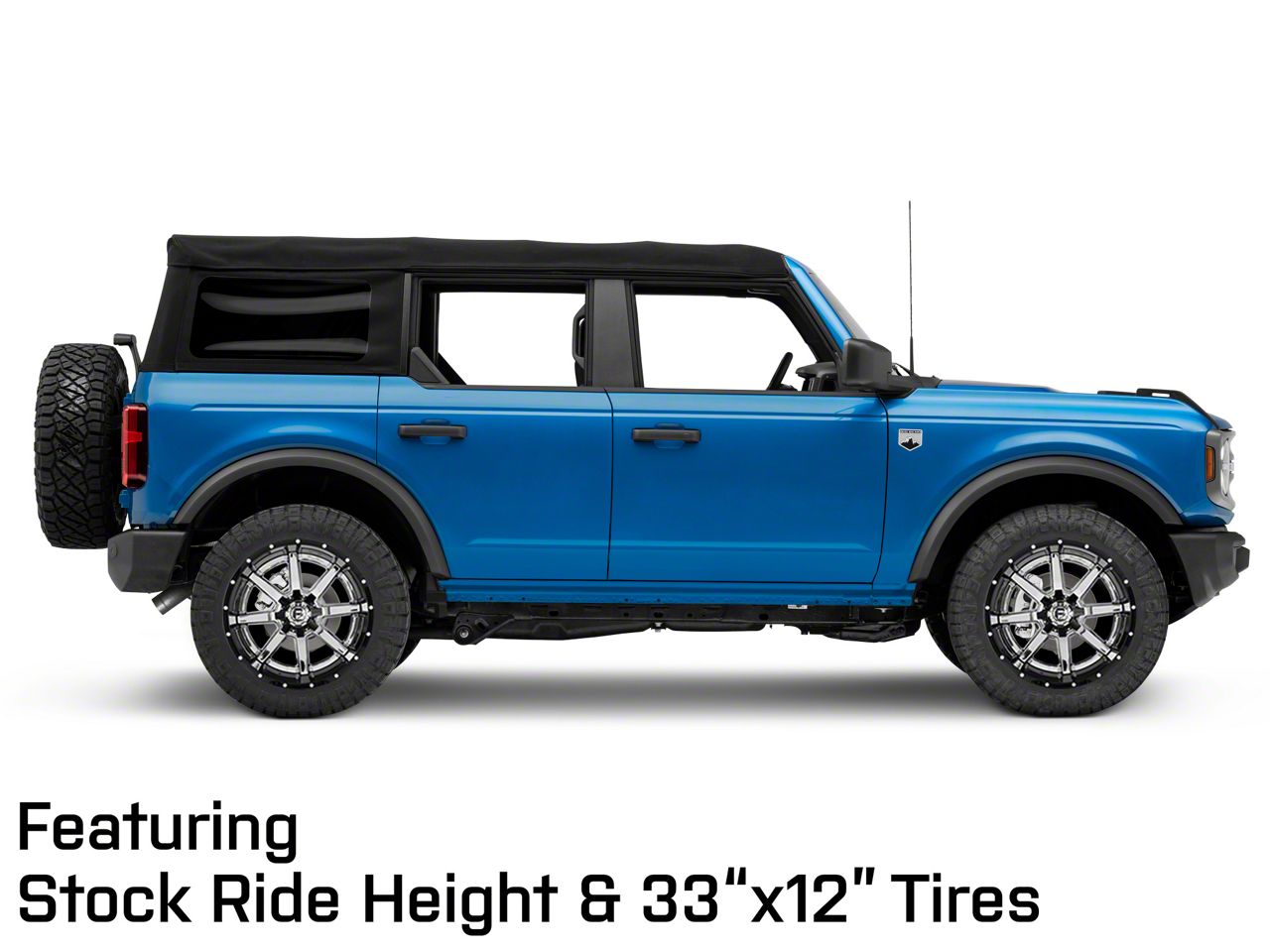 Fuel Wheels Bronco Maverick Chrome with Gloss Black Lip 6-Lug