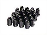 Black 6-Spline Lug Nut Kit; M12 x 1.5; Set of 24 (21-26 Bronco, Excluding Raptor)
