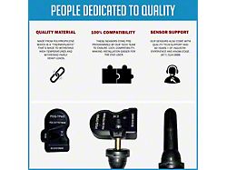 Valve Stem-Mounted TPMS Sensor with Rubber Valve (21-26 Bronco)