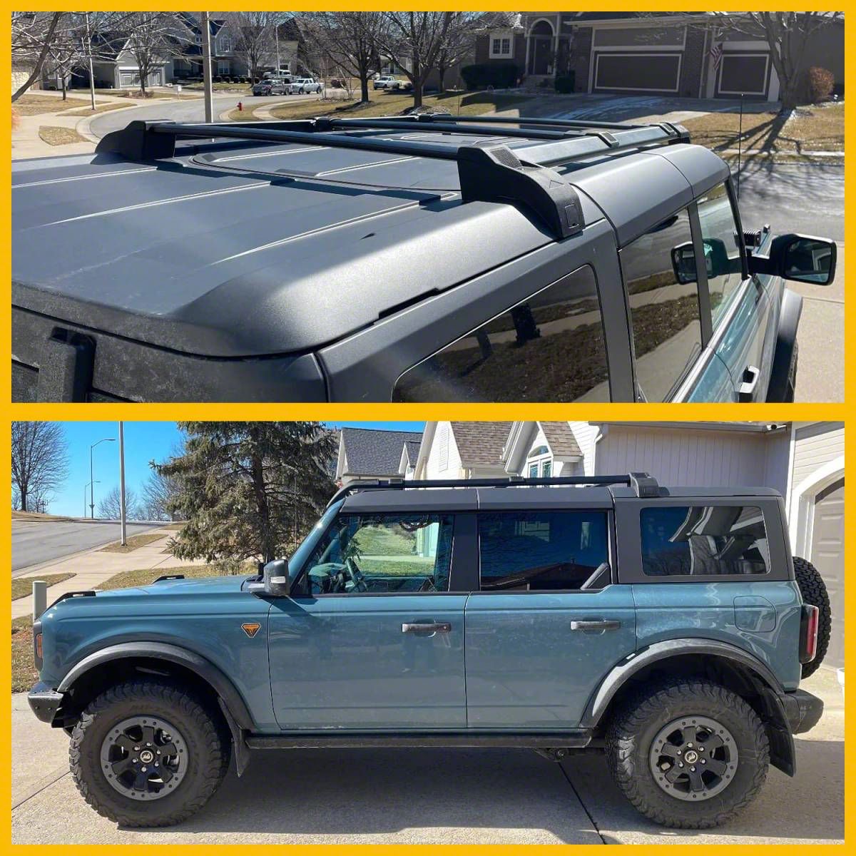 Bronco Craftsmen Roof Rails with 2 Rear Cross Bars (21-26 Bronco 4