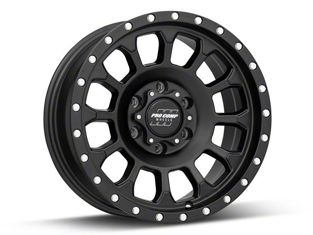 Pro Comp Wheels Bronco Rockwell Satin Black 6-Lug Wheel Pro Comp Wheels Bronco Rockwell Satin Black 6-Lug Wheel