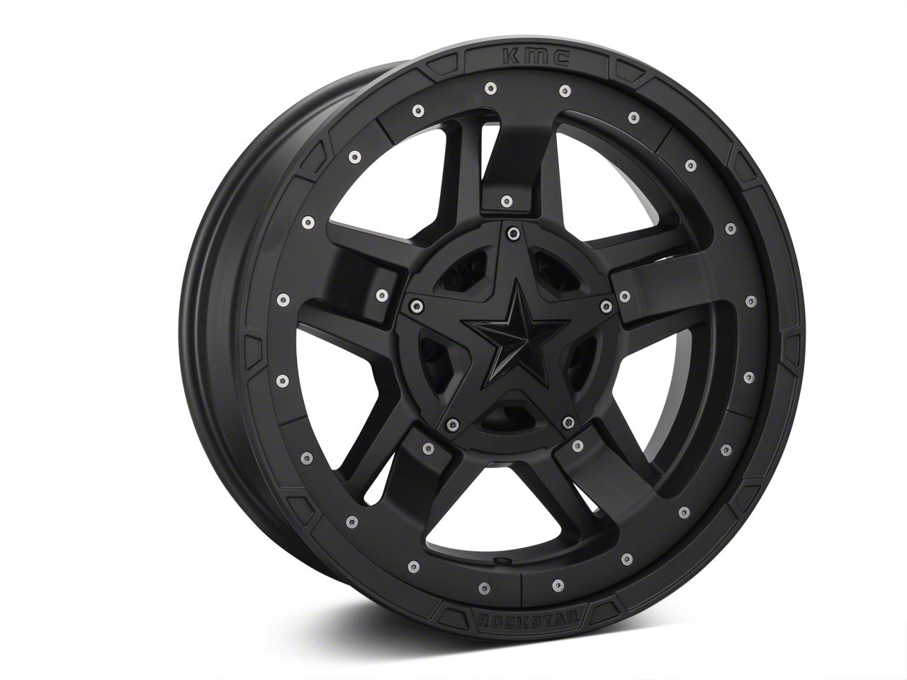 XD Bronco Rockstar III Matte Black 6-Lug Wheel; 20x9; 18mm