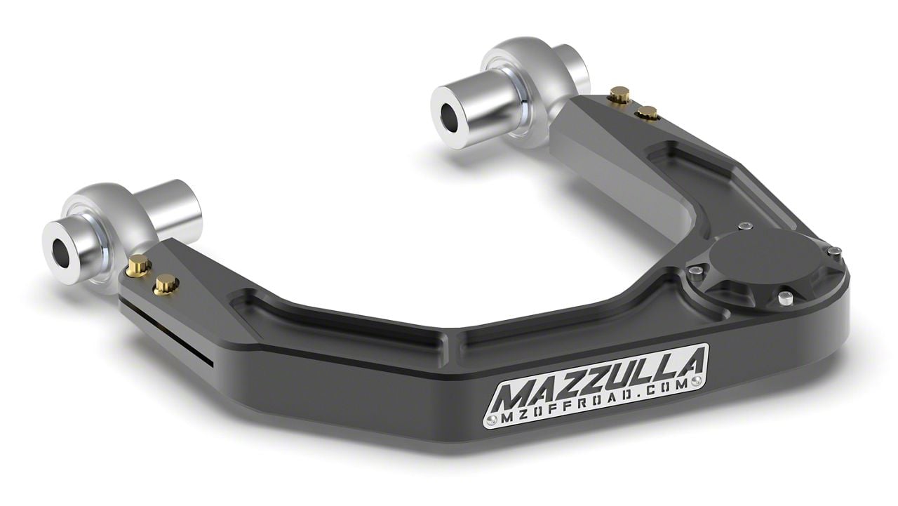 Mazzulla Offroad Bronco Billet Front Upper Control Arms; Silver