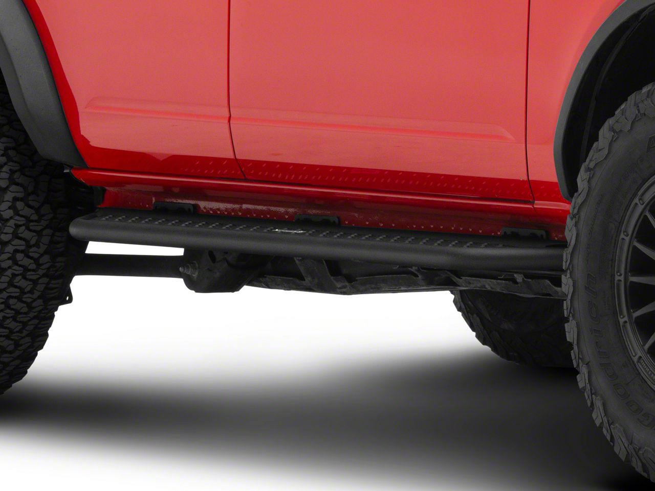Go Rhino Bronco Dominator Xtreme D6 Side Step Bars; Textured Black
