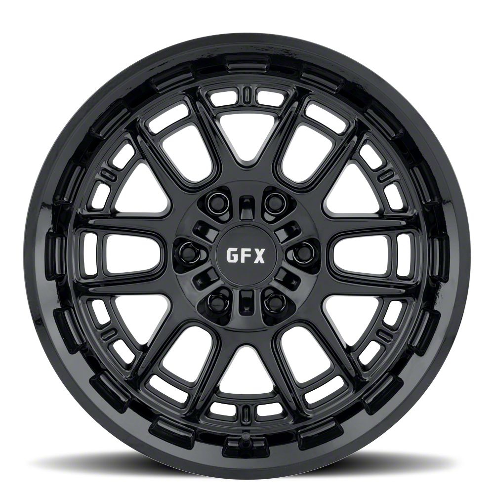 G-FX Bronco TR34 Gloss Black 6-Lug Wheel; 17x9; 20mm Offset T34