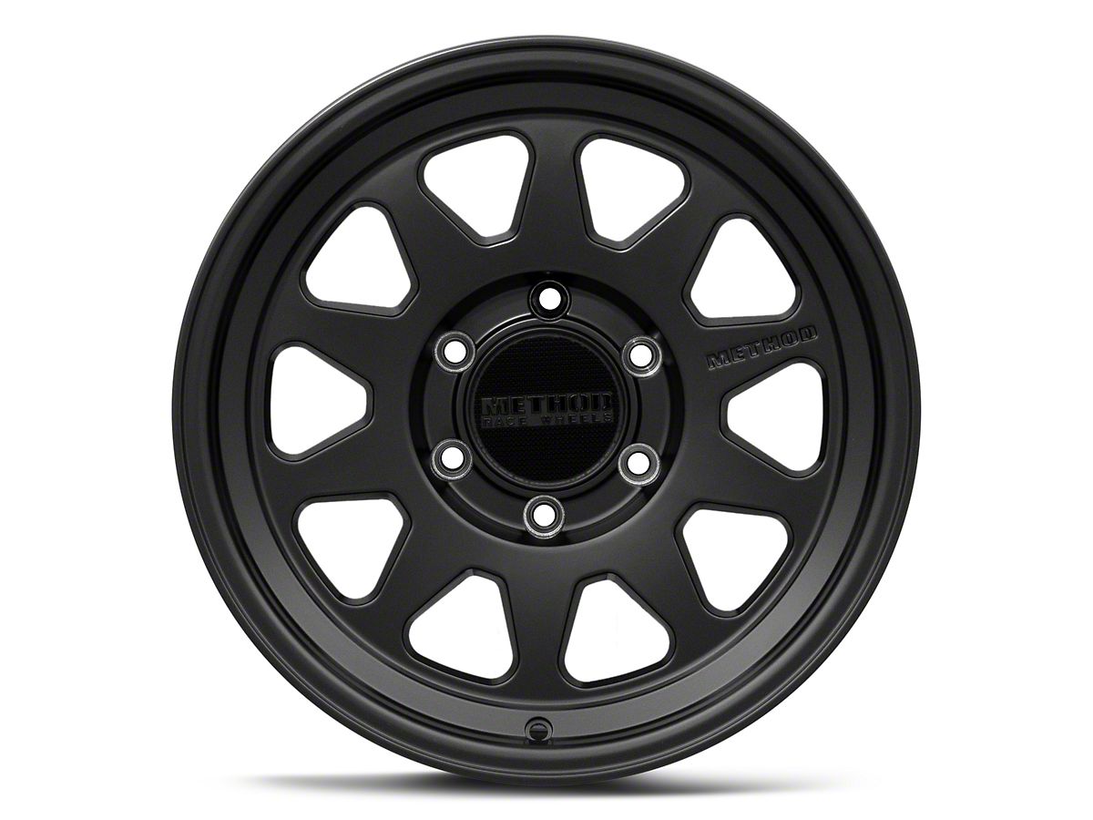 Method Race Wheels Tacoma MR316 Matte Black 6-Lug Wheel; 17x8.5 