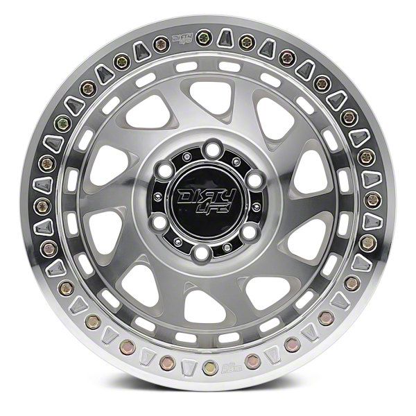 Dirty Life Tacoma Enigma Race Machined 6-Lug Wheel; 17x9; -38mm