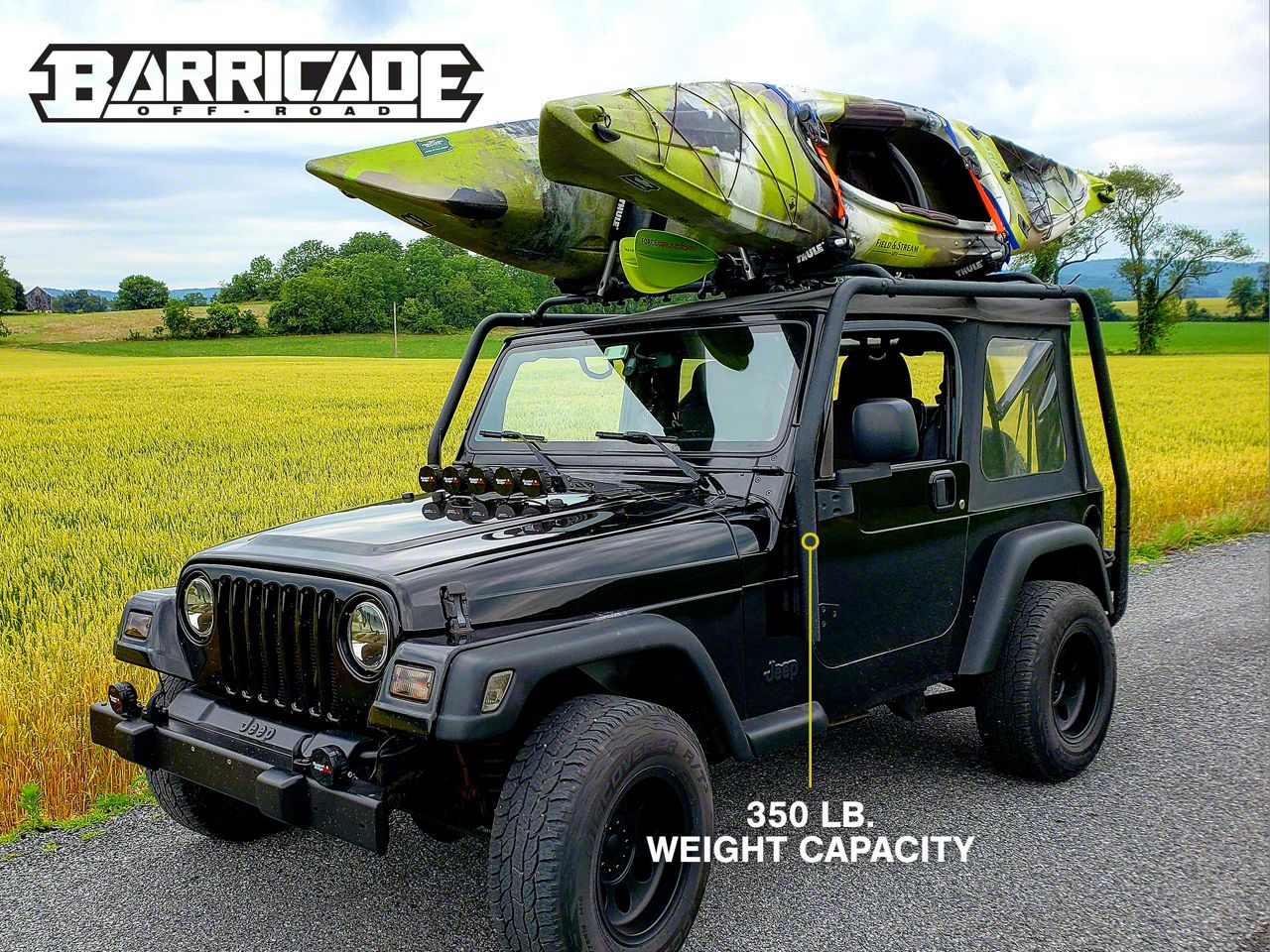 Cargo Rack Jeep Wrangler Soft Top Kayak Roof Rack Barricade Jeep