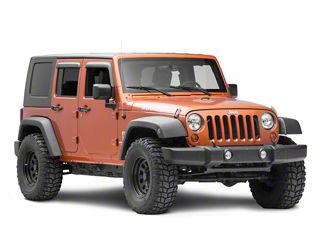 Rugged Ridge 11348.02 Bug Deflector in Matte Black for 07-18 Jeep Wrangler JK Rugged Ridge 11348.02 Bug Deflector in Matte Black for 07-18 Jeep Wrangler JK