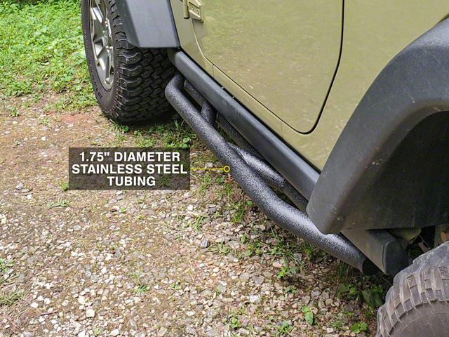 Barricade Jeep Wrangler Rock Sliders J100288 (07-18 Jeep Barricade Jeep Wrangler Rock Sliders J100288 (07-18 Jeep