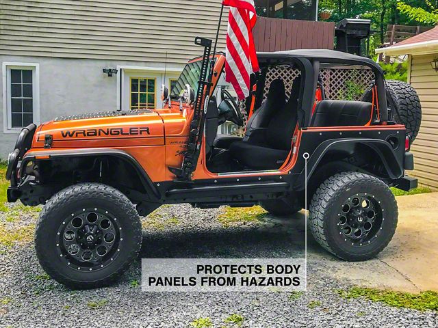 Barricade Jeep Wrangler Corner Guard J100297 (97-06 Jeep Barricade Jeep Wrangler Corner Guard J100297 (97-06 Jeep