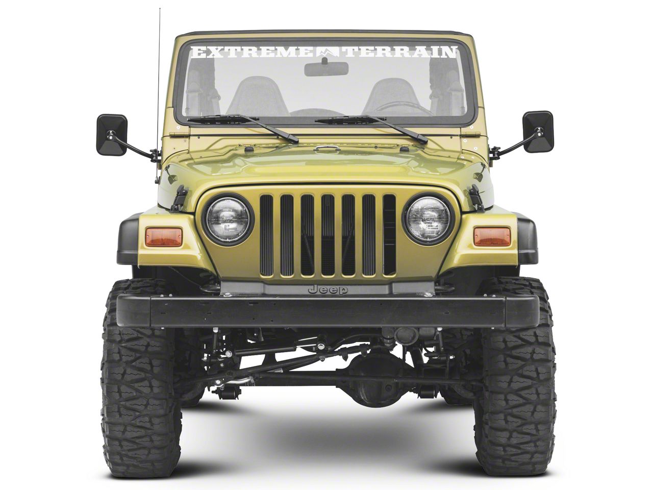 Rugged Ridge Jeep Wrangler Quick Release Rectangular Mirror