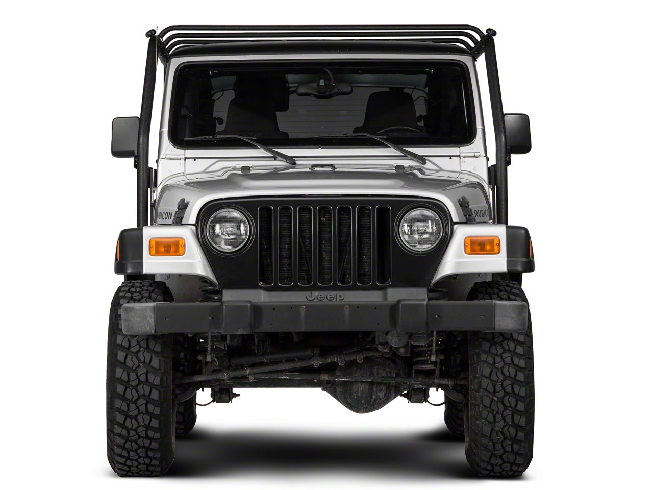 Barricade Jeep Wrangler Roof Rack; Textured Black J100532 (04-06