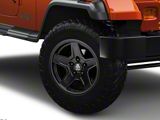 Mammoth Boulder Matte Black Wheel; 15x8; -19mm Offset (87-95 Jeep Wrangler YJ)
