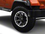Mammoth Type 88 Black Wheel; 15x8; -19mm Offset (87-95 Jeep Wrangler YJ)