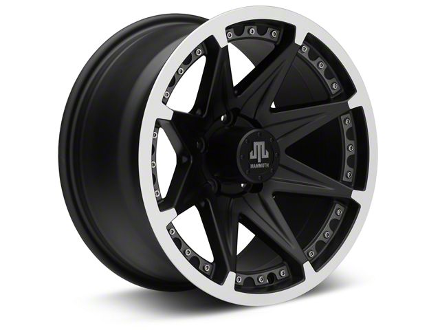 Mammoth Jeep Grand Cherokee Type 88 Black Wheel; 16x8; 0mm Mammoth Jeep Grand Cherokee Type 88 Black Wheel; 16x8; 0mm