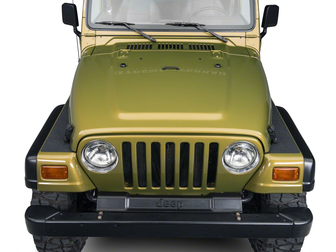 SEC10 Jeep Wrangler BodyShield Top Fender Decal; Textured SEC10 Jeep Wrangler BodyShield Top Fender Decal; Textured