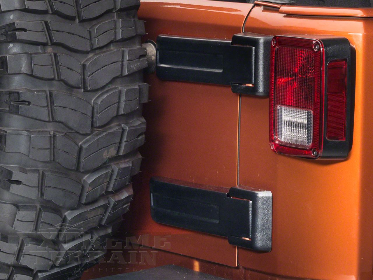 DYSO Heavy-Duty Hi-Lift Jack Tailgate Mount For Jeep Wrangler JK 2007-2018 – Powder Coated Steel Bracket Kit