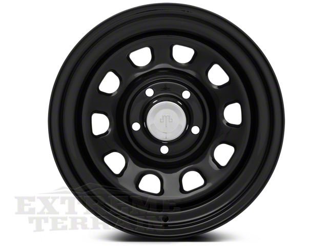 Mammoth Jeep Wrangler D Window Black Steel Wheel; 15x8 Mammoth Jeep Wrangler D Window Black Steel Wheel; 15x8