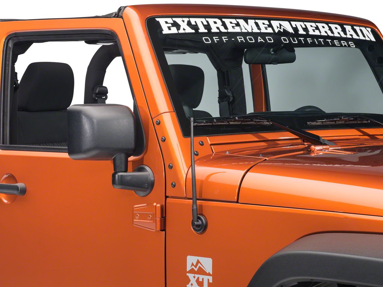 RedRock Jeep Wrangler Trail Antenna; 13-Inch J100997 (07-18 Jeep