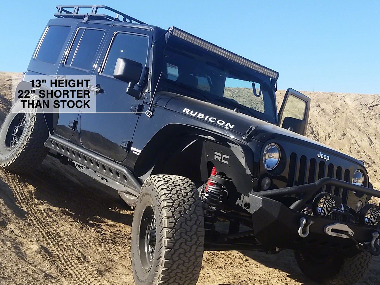 Optique / Phare Led Vision-X Vortex 7'' Pour Jeep Wrangler JK De Chez Vision X Noirchrome