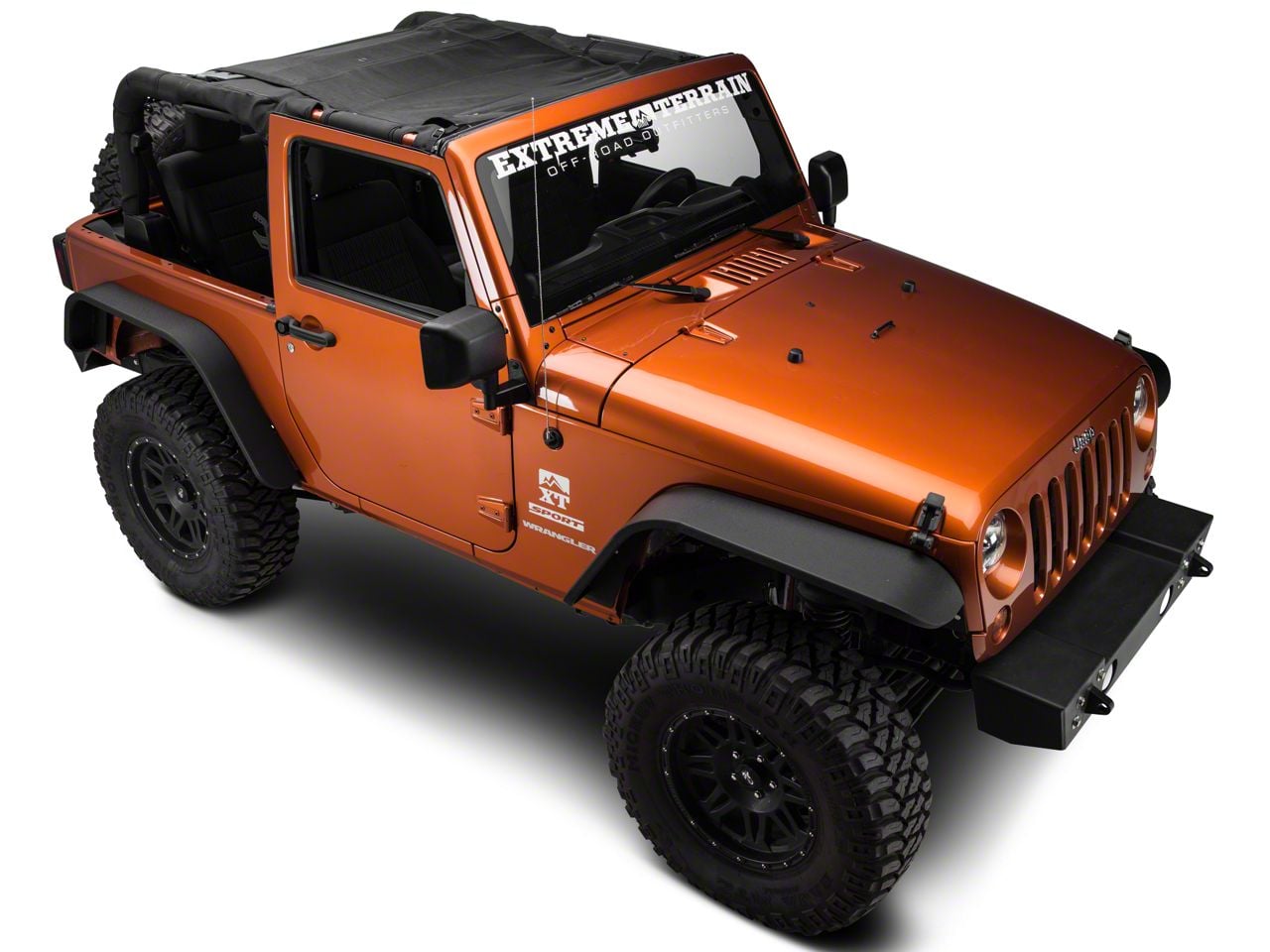 RedRock Jeep Wrangler FullShade Mesh Top J101176 (07-18 Jeep