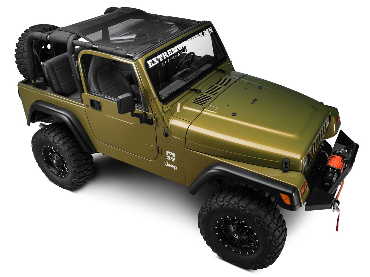 RedRock Jeep Wrangler FullShade Mesh Top J101178 (97-06 Jeep