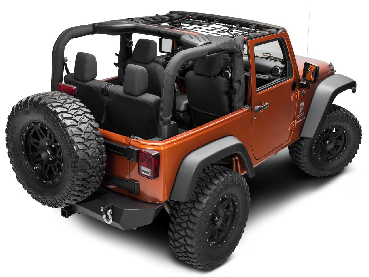 RedRock Jeep Wrangler Front Overhead Net J101194 (07-18 Jeep RedRock Jeep Wrangler Front Overhead Net J101194 (07-18 Jeep