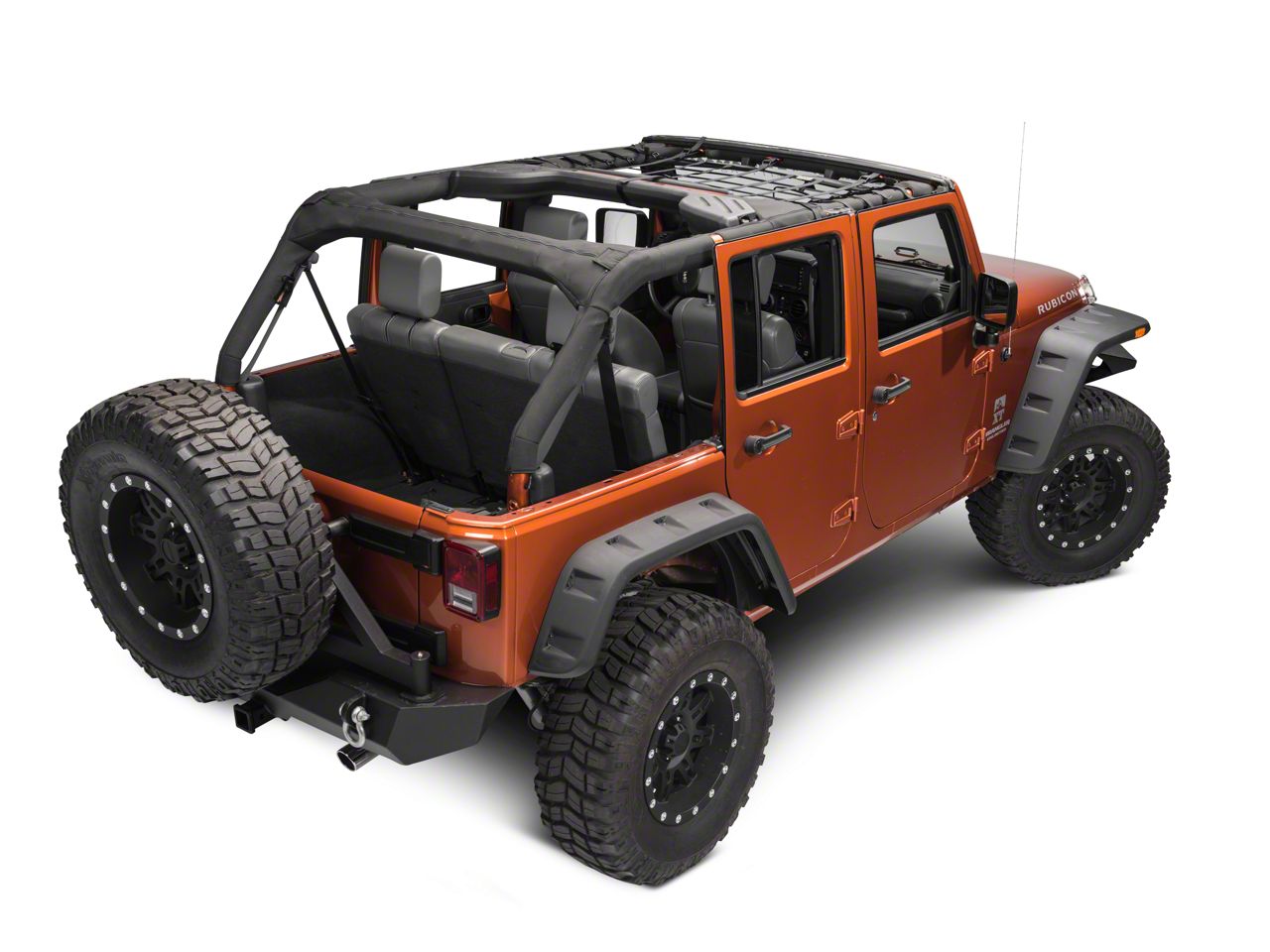 RedRock Jeep Wrangler Front Overhead Net J101199 (07-18 Jeep